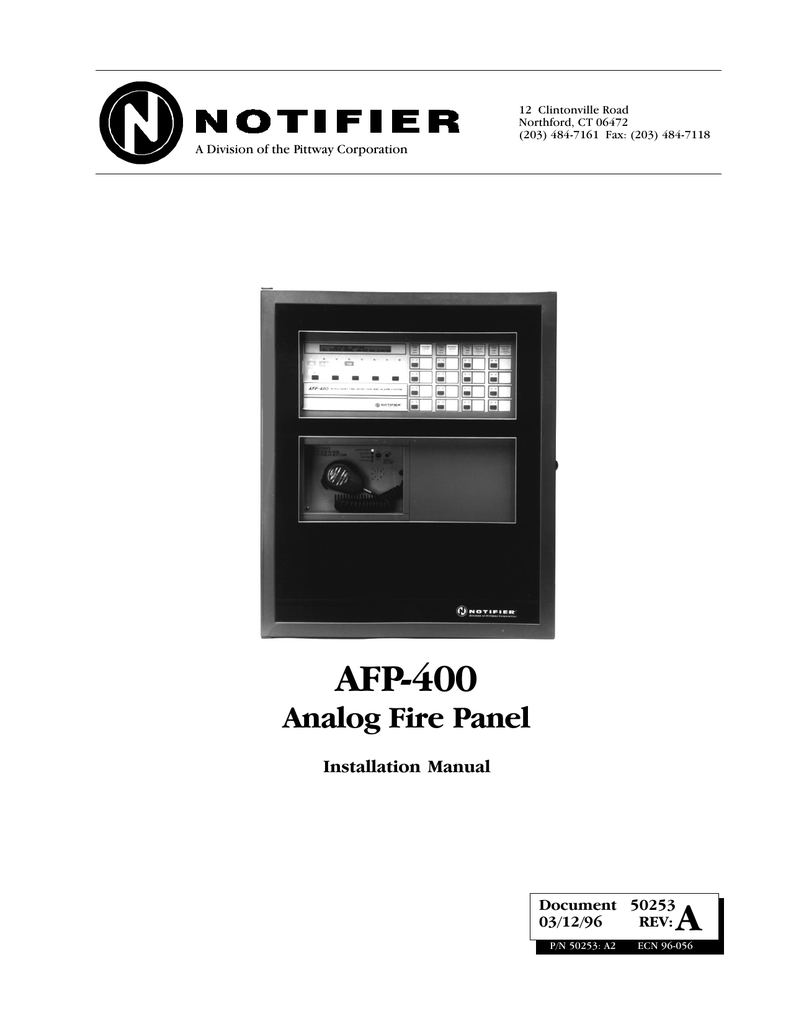 NOTIFIER AFP-400 INTELLIGENT FIRE DETECTION ALARM REPLACEMENT CPU 