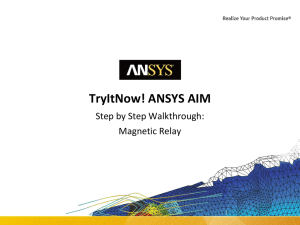 Magnetic Relay Example