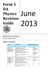 GCSE Double Award Physics Revision Guide