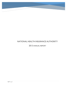 NATIONAL HEALTH INSURANCE AUTHORITY