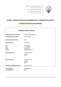 Project Management Accreditation Report 28