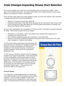 Code Changes Impacting Grease Duct Selection