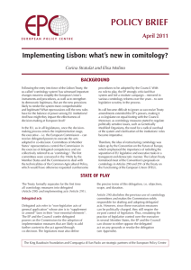 Implementing Lisbon - what`s new in comitology?