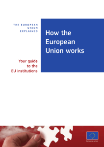 How the European Union works