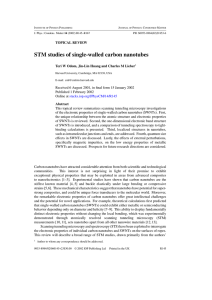 STM studies of single-walled carbon nanotubes
