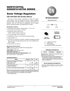 NZ9F2V4S - Zener Voltage Regulators