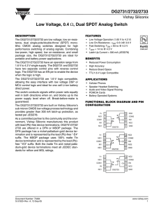 DG2731 Datasheet