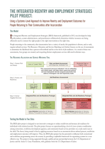 the integrated reentry and employment strategies pilot project