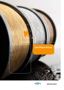 Certified wires - GF Machining Solutions