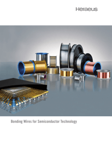 Bonding Wires for Semiconductor Technology