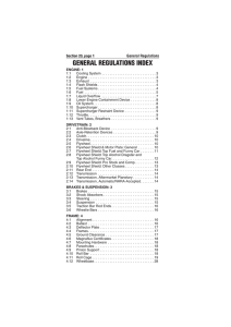 general regulations index