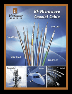 RF Microwave Coax - Harbour Industries