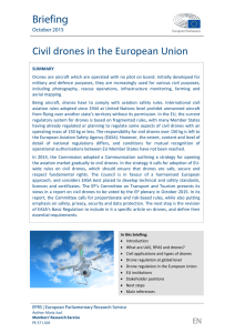 Civil drones in the European Union