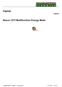 Ingelap Nexus 1272 Multifunction Energy Meter