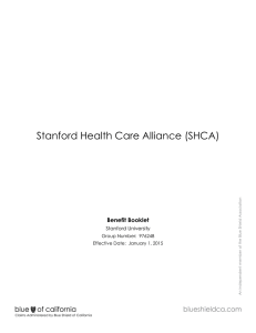 Stanford Health Care Alliance (SHCA)