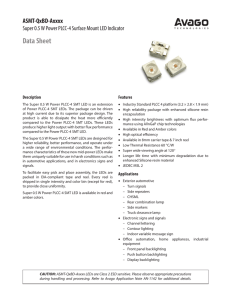 ASMT-QxBD-Axxxxx: Super 0.5 W Power PLCC