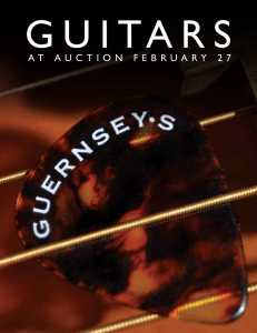 GUITARS - Guernsey`s