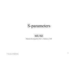 S-parameters
