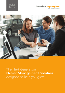 The Next Generation Dealer Management Solution designed to help