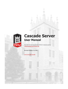 Cascade Server User Manual
