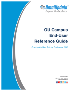 OU Campus End-User Reference Guide