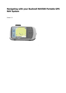 Manual for Personal Navigation Devices, Version 2