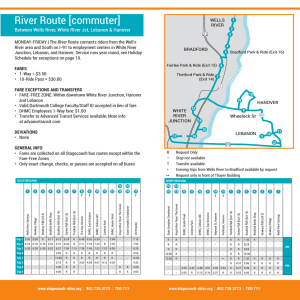 Schedule and Map