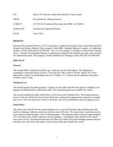 CZ 2016-02 Conditional Rezoning from HMC to CZ