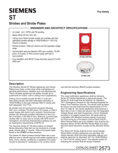 ST Strobe Sheet 2573 - Fire Alarm Resources