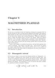 Chapter 5 MAGNETIZED PLASMAS