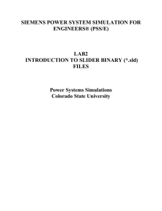 LAB2 INTRODUCTION TO SLIDER BINARY (*.sld)