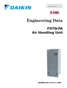 FXTQ-PA Air Handling Unit