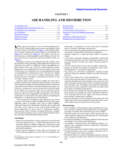 Air Handling and Distribution
