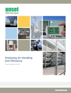 Analyzing Air Handling Unit Efficiency