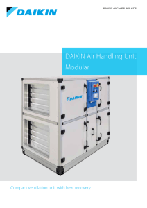 DAIKIN Air Handling Unit Modular