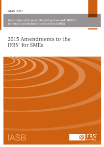 2015 Amendments to the IFRS® for SMEs