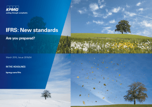 IFRS: New standards