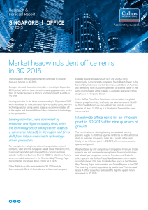 Market headwinds dent office rents in 3Q 2015