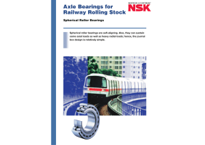 Axle Bearings for Railway Rolling Stock