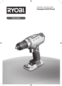 RCD1802 Compact Drill Driver