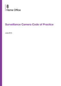 Surveillance Camera Code of Practice