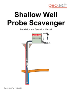 Geotech Shallow Well Probe Scavenger