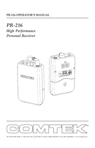 PR-216 - Comtek