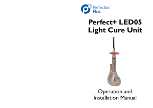 Perfect+ LED05 Light Cure Unit