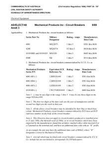 Mechanical Products Inc - Circuit Breakers