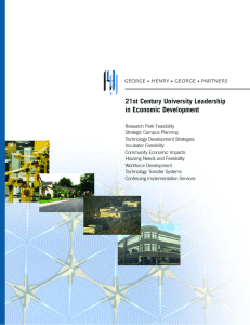 21st Century University Leadership in Economic Development