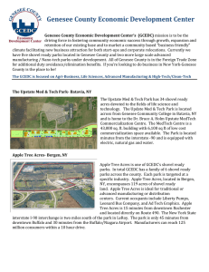 GCEDC Park Descripti.. - Genesee County Economic Development