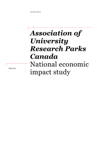 AURP Canada National Economic Impact Study Executive Summary