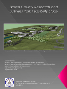 Brown County Research and Business Park Feasibility Study