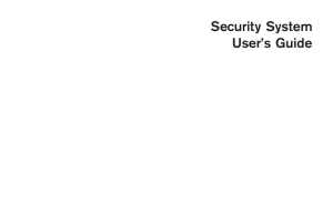 71-06141-000-D Security System User Guide
